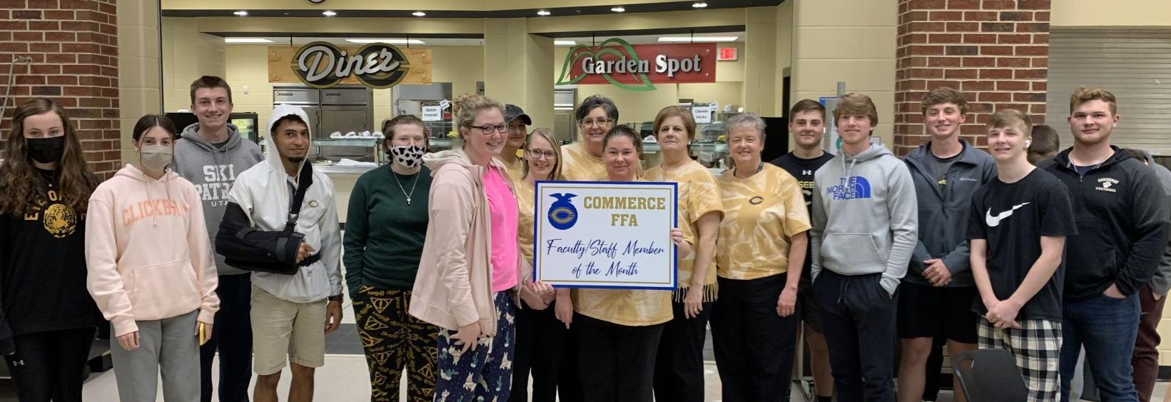 CHS CAFETERIA STAFF RECOGNIZED BY FFA